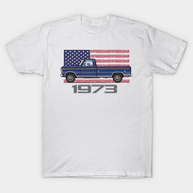 blue 1973 T-Shirt by JRCustoms44